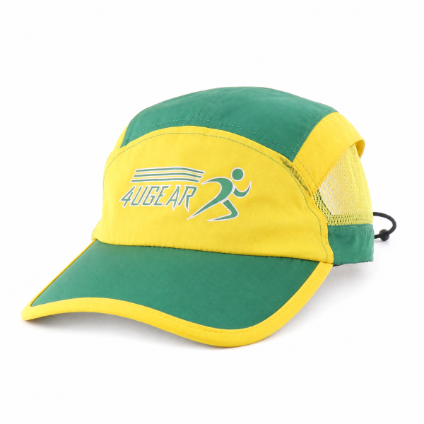 gorra de beisbol de 5 paneles de algodon con Flat Embroidery y Rhinestone - Premium OEM headwear detail