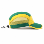 gorra de beisbol de 5 paneles de algodon con Flat Embroidery y Rhinestone - View 5