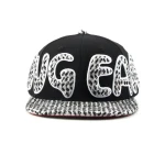 Custom Cap with Applique Embroidery and Border Embroidery - View 2