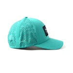 casquette trucker 6 panneaux en tissu fonctionnel avec ecusson tisse et perforation laser - View 14