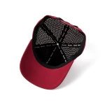 casquette trucker 6 panneaux en tissu fonctionnel avec ecusson tisse et perforation laser - View 19