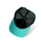 casquette trucker 6 panneaux en tissu fonctionnel avec ecusson tisse et perforation laser - View 20