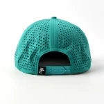 casquette trucker 6 panneaux en tissu fonctionnel avec patch en caoutchouc et perforation laser - View 16