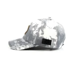 6-Panel Baseball Cap with Leather Patch and Rubber Patch - View 7