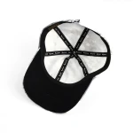 6-Panel Baseball Cap with Leather Patch and Rubber Patch - View 11