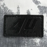 6-Panel Baseball Cap with Leather Patch and Rubber Patch - View 3