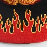 de tejido funcional con parche de cuero y Flat Embroidery - View 4