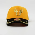 cappellino da baseball a 5 pannelli in cotone con Flat Embroidery e grafica termotrasferita - View 2