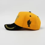 cappellino da baseball a 5 pannelli in cotone con Flat Embroidery e grafica termotrasferita - View 3