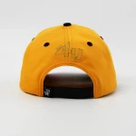 cappellino da baseball a 5 pannelli in cotone con Flat Embroidery e grafica termotrasferita - View 4