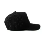 5-Panel Baseball Cap with Metal Plate and Full Embroidery - View 5