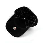 5-Panel Baseball Cap with Metal Plate and Full Embroidery - View 7