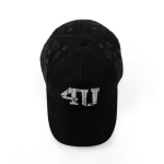 5-Panel Baseball Cap with Metal Plate and Full Embroidery - View 8