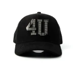 5-Panel Baseball Cap with Metal Plate and Full Embroidery - View 2