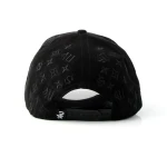 5-Panel Baseball Cap with Metal Plate and Full Embroidery - View 4