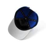 5-Panel Baseball Cap with Flat Embroidery and Chain Stitch Embroidery - View 7
