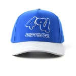5-Panel Baseball Cap with Flat Embroidery and Chain Stitch Embroidery - View 2