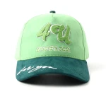 5-Panel Baseball Cap with Flat Embroidery and Chain Stitch Embroidery - View 2