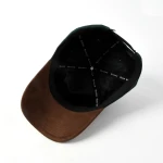 5-Panel Baseball Cap with Flat Embroidery and Chain Stitch Embroidery - View 7