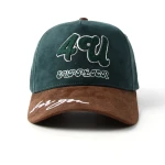5-Panel Baseball Cap with Flat Embroidery and Chain Stitch Embroidery - View 2