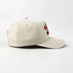 Streetwear 5パネルベースボールキャップ メタルプレート・Flat Embroidery仕様 - View 5