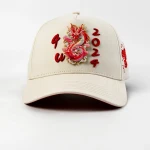 Streetwear 5パネルベースボールキャップ メタルプレート・Flat Embroidery仕様 - View 2