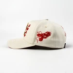 Streetwear 5パネルベースボールキャップ メタルプレート・Flat Embroidery仕様 - View 3