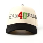 5-Panel Baseball Cap with 3D Embroidery - View 7
