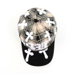 5-Panel Baseball Cap with 3D Embroidery - View 10