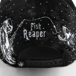 Streetwear 5-Panel Baseball Cap with Flat Embroidery and Rhinestone - View 9