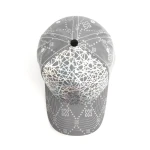 Suede 5パネルベースボールキャップ Flat Embroidery仕様 - View 6