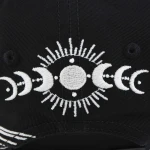 綿 5パネルベースボールキャップ Flat Embroidery仕様 - View 5