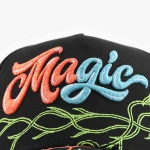 綿 5パネルベースボールキャップ Flat Embroidery仕様 - View 4