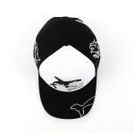 casquette baseball 5 panneaux en coton avec Flat Embroidery - View 6