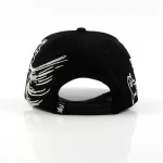 casquette baseball 5 panneaux en coton avec Flat Embroidery - View 4