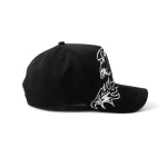 5-Panel Baseball Cap with Flat Embroidery and 3D Embroidery - View 5