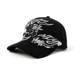 5-Panel Baseball Cap with Flat Embroidery and 3D Embroidery - View 1