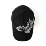topi baseball 5 panel berbahan katun dengan Flat Embroidery - View 6
