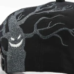 5-Panel Baseball Cap with Flat Embroidery and 3D Embroidery - View 3