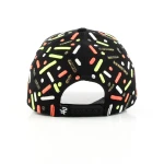 Streetwear 5-Panel Baseball Cap with Flat Embroidery and 3D Embroidery - View 8