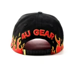 topi baseball 5 panel berbahan Suede dengan Flat Embroidery dan bordir tepi - View 4
