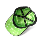 Streetwear 5-Panel Baseball Cap with Flat Embroidery and Rhinestone - View 7