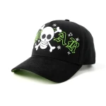 Streetwear 5-Panel Baseball Cap with Flat Embroidery and Rhinestone - View 1