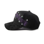 5-Panel Baseball Cap aus Baumwolle mit Flat Embroidery und Rhinestone - View 3