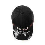 Streetwear 5-Panel Baseball Cap with Flat Embroidery and Rhinestone - View 6