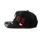 Streetwear 5-Panel Baseball Cap with Flat Embroidery and Rhinestone - View 3