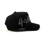 бейсболка с 5 панелями из Double-Sided Suede с Flat Embroidery и Rhinestone - View 5
