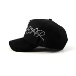 бейсболка с 5 панелями из Double-Sided Suede с Flat Embroidery и Rhinestone - View 3