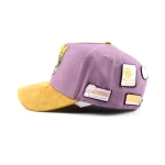 Streetwear 5-Panel Baseball Cap with Flat Embroidery and 3D Embroidery - View 4