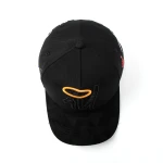 Streetwear 5-Panel Baseball Cap with Flat Embroidery and Rhinestone - View 6